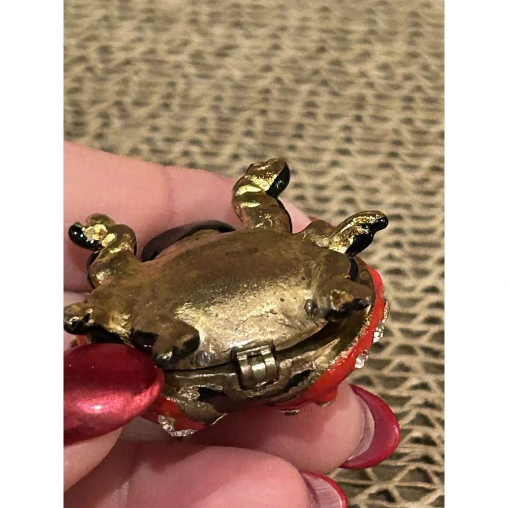 Ladybug Red Trinket Jewelry‎ Box Ring Holder Magnetic Closure